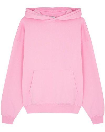 COLORFUL STANDARD Hooded Cotton Sweatshirt - Pink