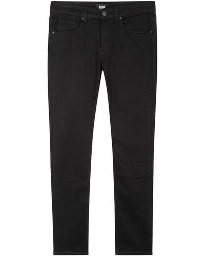 PAIGE Croft Skinny Jeans, Jeans, Spandex - Black