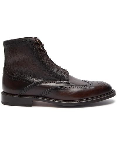 Oliver Sweeney Blackwater Leather Ankle Boots - Brown