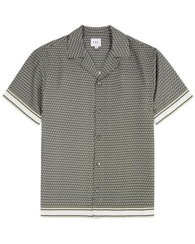 CHE Sintra Printed Twill Shirt - Grey