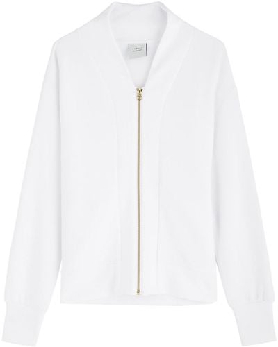 Varley Pelham Stretch-Jersey Sweatshirt - White