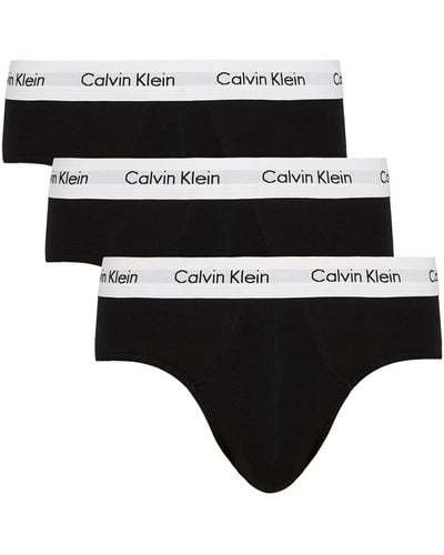 Calvin Klein Stretch Cotton Briefs - Black