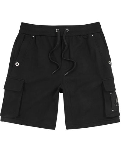 Moose Knuckles Hartsfield Cotton Cargo Shorts - Black