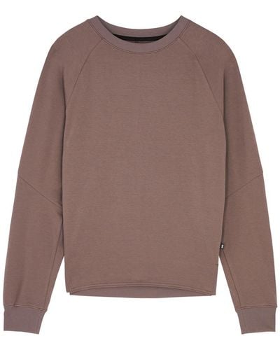 On Shoes On Movement Stretch-Jersey Sweatshirt - Brown