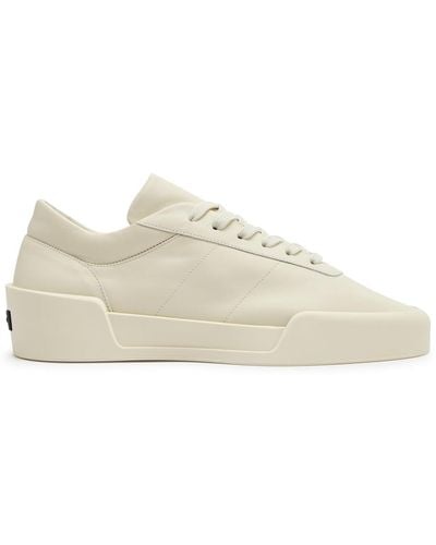 Fear Of God Aerobic Low Leather Trainers - Natural