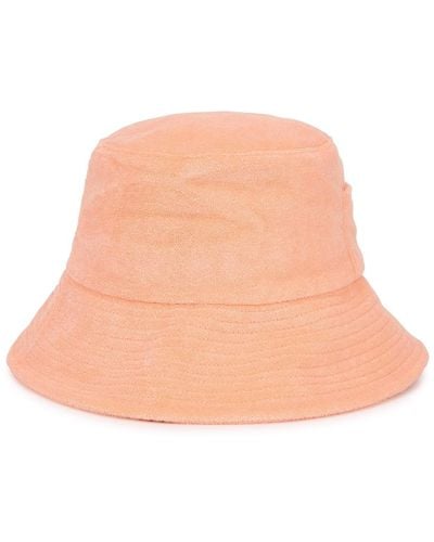 Lack of Color Wave Terrycloth Bucket Hat - Natural