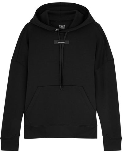 On Shoes Hooded Jersey Sweatshirt - Black