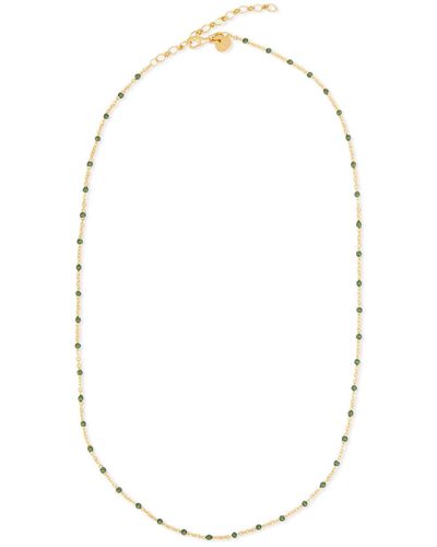 Daisy London Treasures 18kt Gold-plated Necklace - White