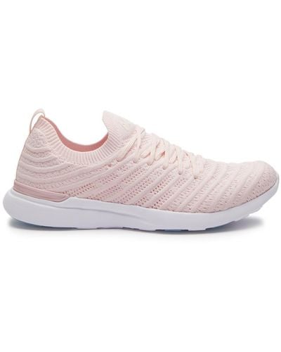 Athletic Propulsion Labs Techloom Wave Knitted Sneakers - Pink