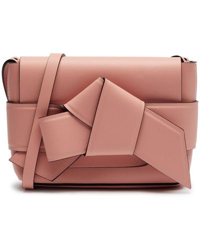 Acne Studios Musubi Leather Cross-body Bag - Pink