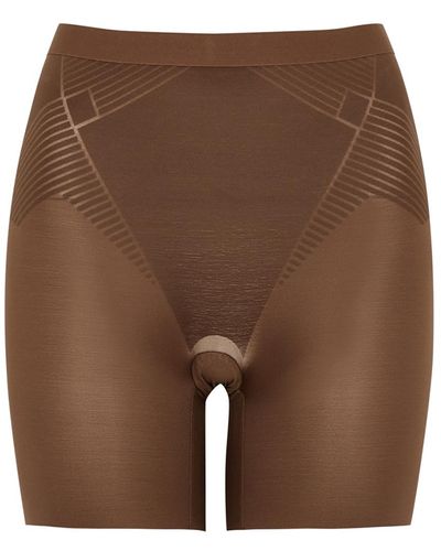 Spanx Thinstincts 2.0 Girl Shorts - Brown