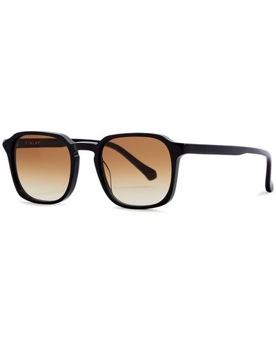 Finlay & Co. Chepstow Square-frame Sunglasses - Black