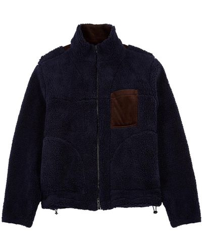 Oliver Spencer Bembridge Fleece Jacket - Blue