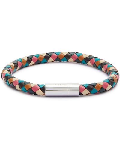 Paul Smith Woven Leather Bracelet - Multicolor
