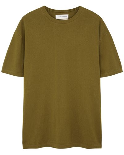 Extreme Cashmere N°269 Rik Cotton And Cashmere-Blend T-Shirt - Green