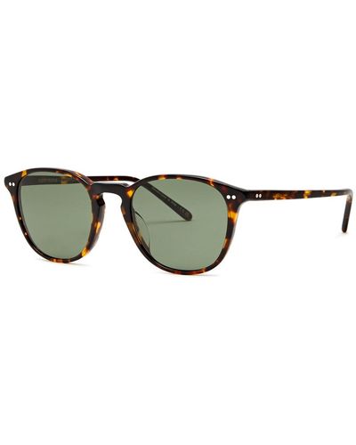 Oliver Peoples Forman L. A Round-frame Sunglasses - Green