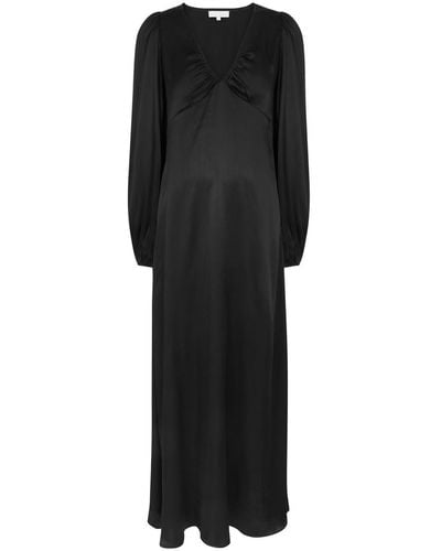 byTiMo Satin Maxi Dress - Black