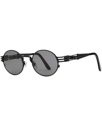 Jean Paul Gaultier 56-6106 Oval-frame Sunglasses - Black