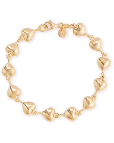 Daisy London Heart 18kt -plated Bracelet - Metallic