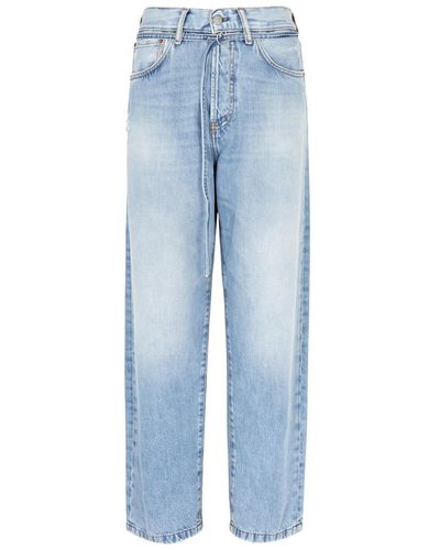 Acne Studios Distressed Wide-leg Jeans - Blue