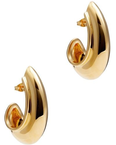 Daphine Saskia 18kt -plated Drop Earrings - Metallic