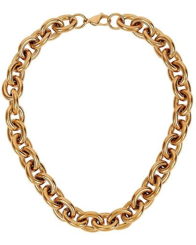 Fallon Alexandria -plated Chain Necklace - Metallic
