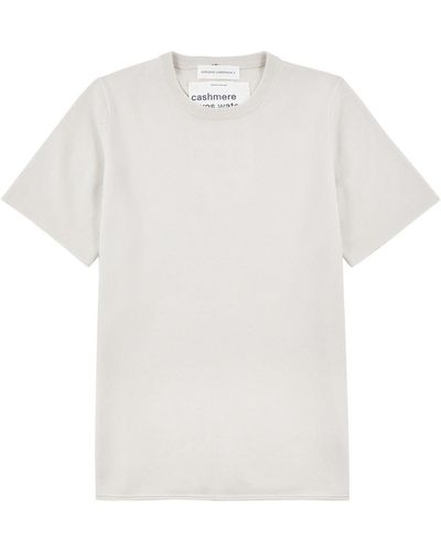 Extreme Cashmere N°64 Cashmere-blend T-shirt - White