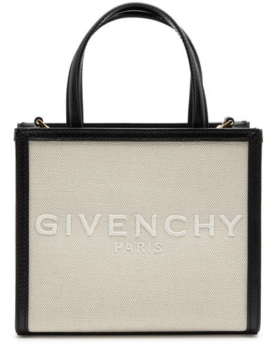 Givenchy G-tote Mini Canvas Tote - Natural