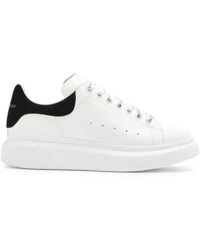 Alexander McQueen Runway Leather Sneakers - White