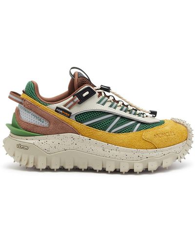 Moncler Trailgrip Paneled Mesh Sneakers - Multicolor
