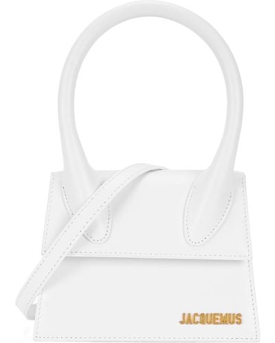 Jacquemus Le Chiquito Moyen Top Handle Bag, Bag - White