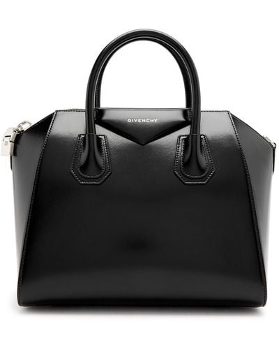 Givenchy Antigona Leather Top Handle Bag - Black