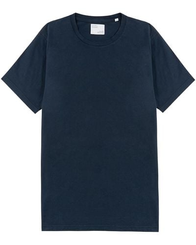 COLORFUL STANDARD Cotton T-Shirt - Blue