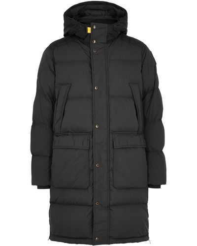 Parajumpers Bear Quilted Shell Coat - Black