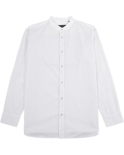 Rag & Bone Landon Striped Cotton Shirt - White
