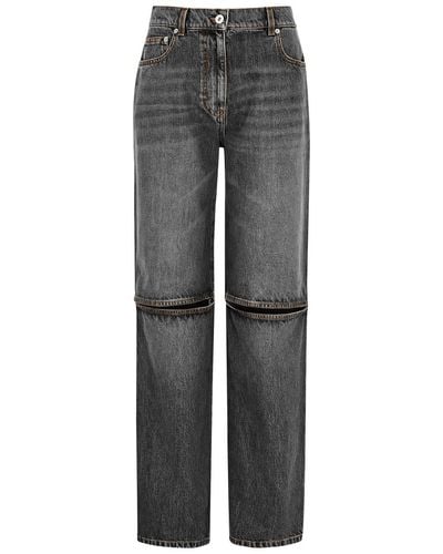 JW Anderson Cut-out Bootcut Jeans - Gray
