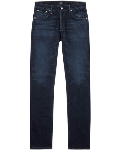 Citizens of Humanity Rocket Cropped Skinny Jeans - Blue