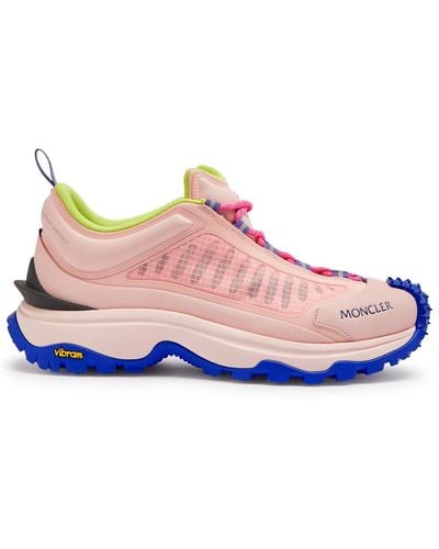 Moncler Trailgrip Lite Panelled Gore-tex Trainers - Pink