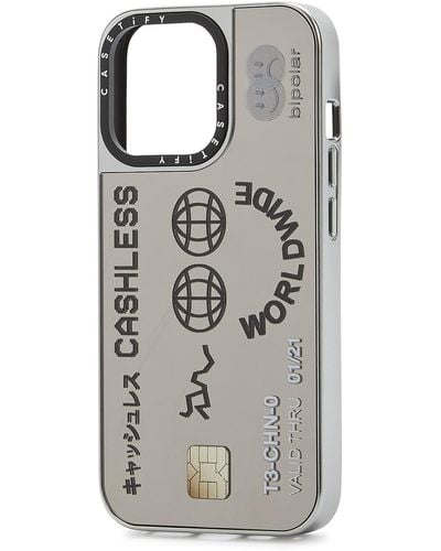 Casetify Cashless Card Iphone 13 Pro Case - Grey