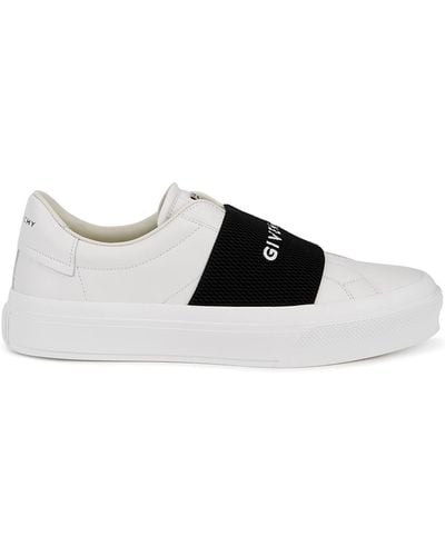 Givenchy City Court Leather Sneakers, Sneakers, , Leather - White