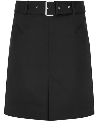 Totême Cotton Mini Skirt - Black