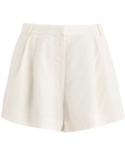 Bird & Knoll Valentina Woven Shorts - White