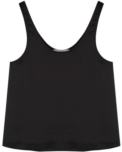 In the mood for love Grinch Satin Tank - Black