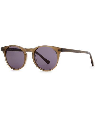 Finlay & Co. Percy Round-frame Sunglasses - Brown