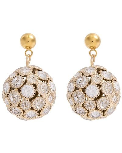 PEARL OCTOPUSS.Y Crystal-Embellished Sphere Earrings - Natural