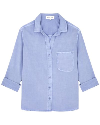 Bella Dahl Tencel Shirt - Blue