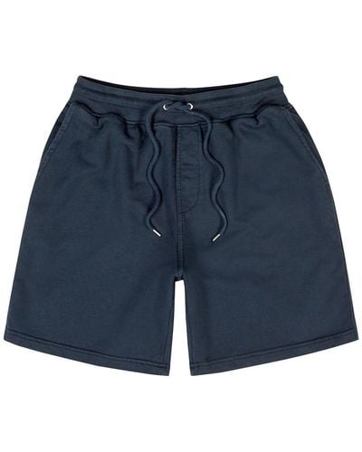 COLORFUL STANDARD Cotton Shorts - Blue