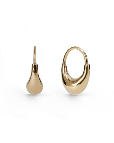 Otiumberg Roscida Small 14kt Vermeil Hoop Earrings - Metallic