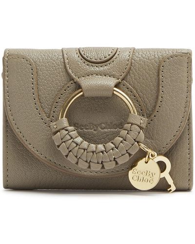 See By Chloé Hana Leather Wallet - Grey