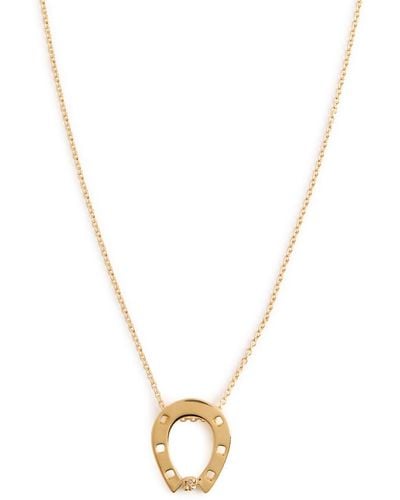 Aliita Horseshoe Brillante 9Kt Necklace - Metallic